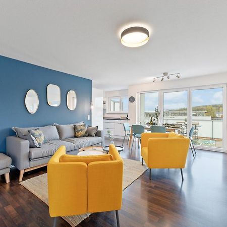 Design-Apartment - Kueche - Dachterrasse - Zentral Leinfelden-Echterdingen Luaran gambar