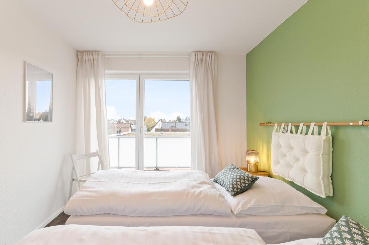 Design-Apartment - Kueche - Dachterrasse - Zentral Leinfelden-Echterdingen Luaran gambar