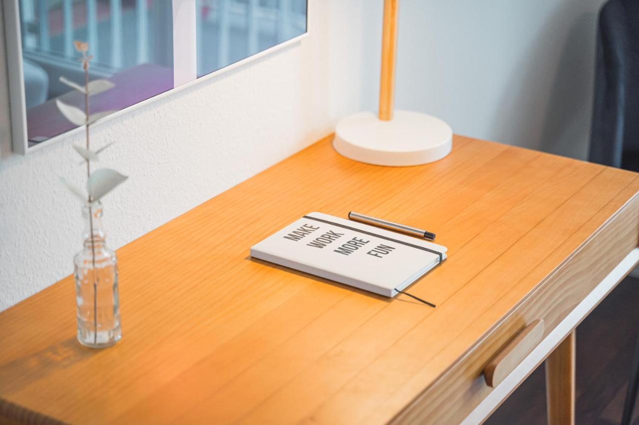 Design-Apartment - Kueche - Dachterrasse - Zentral Leinfelden-Echterdingen Luaran gambar