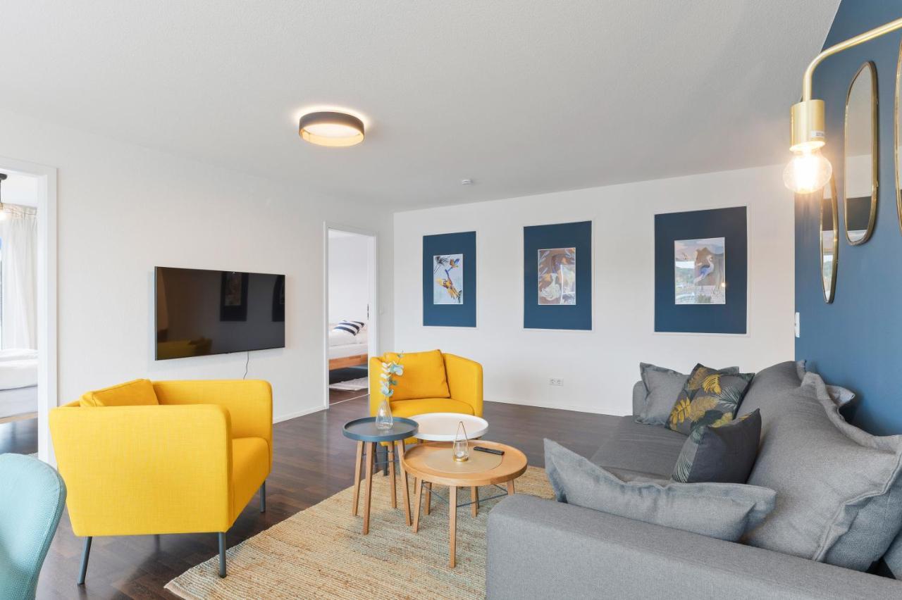 Design-Apartment - Kueche - Dachterrasse - Zentral Leinfelden-Echterdingen Luaran gambar