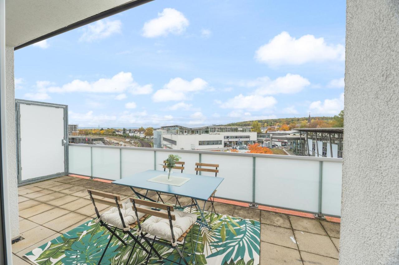 Design-Apartment - Kueche - Dachterrasse - Zentral Leinfelden-Echterdingen Luaran gambar