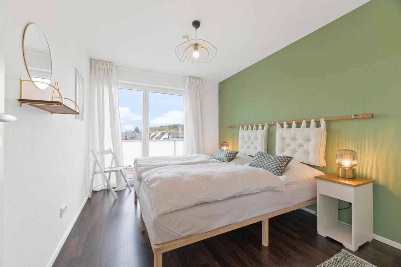 Design-Apartment - Kueche - Dachterrasse - Zentral Leinfelden-Echterdingen Luaran gambar